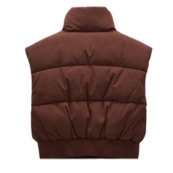 ZARA CROPPED PUFFER VEST SS22
BROWN - Picture 4 of 15
